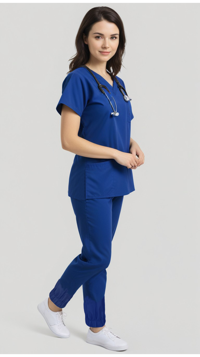 Uniforme Quirúrgico Kit Repelente Polly Dama Azul Fftalo en LALEO