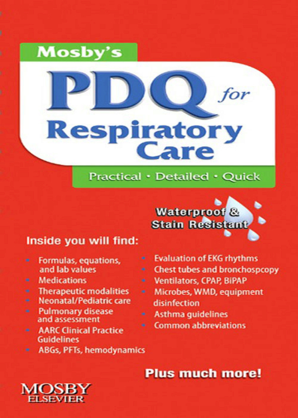 Mosby's Respiratory Care PDQ (ebook) en LALEO