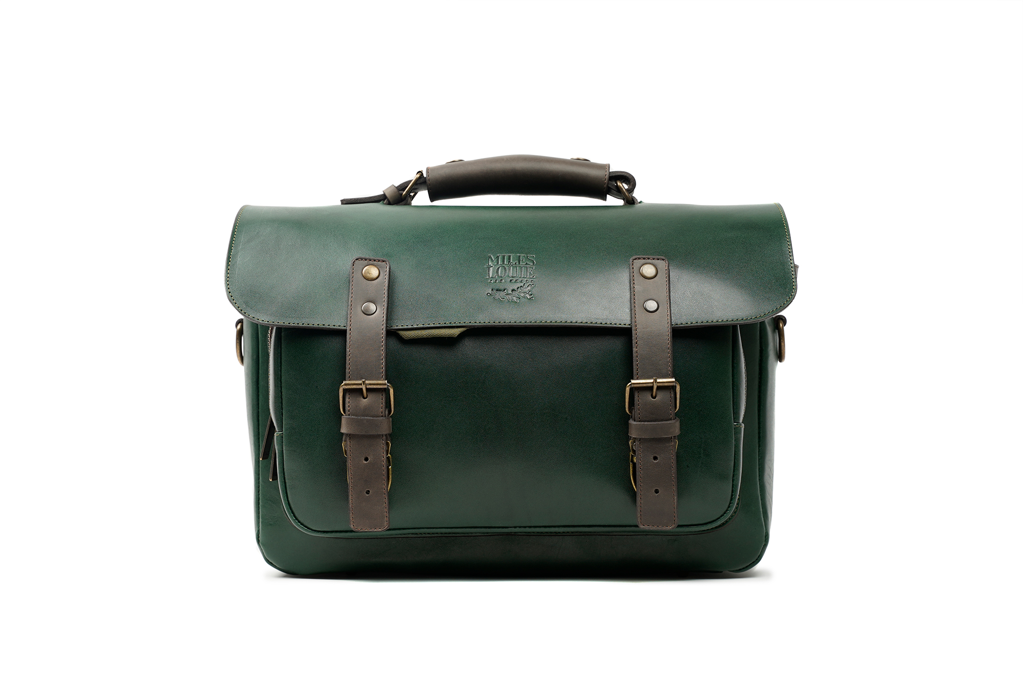 Maletín Medico Estilo Mensajero Verde en LALEO