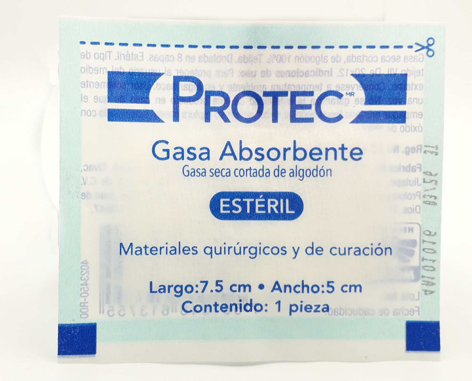 Gasa No Estéril TST 7,5cm.x7,5cm. – Paquete 100 Gasas – Hefest Protección  Sanitaria