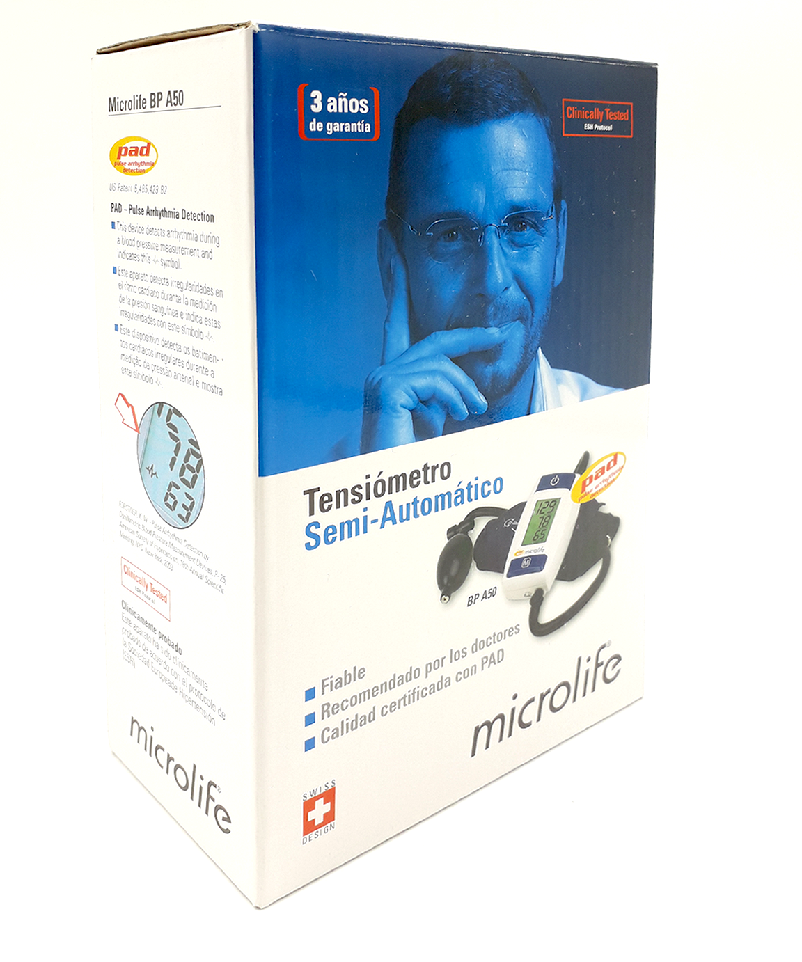 Baumanómetro semi-automatico Microlife BP A50 blanco en LALEO