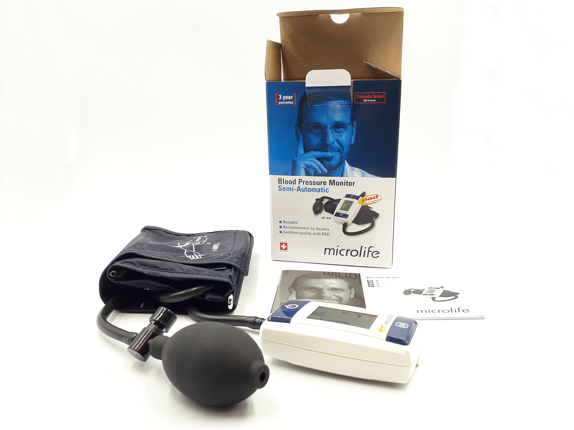 Baumanómetro semi-automatico Microlife BP A50 blanco en LALEO